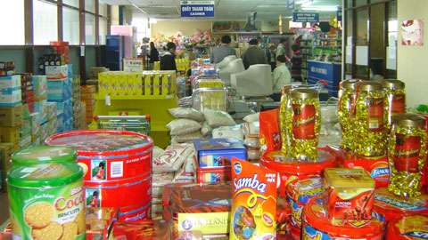 Giá các mặt hàng bánh kẹo Tết  tiếp tục tăng